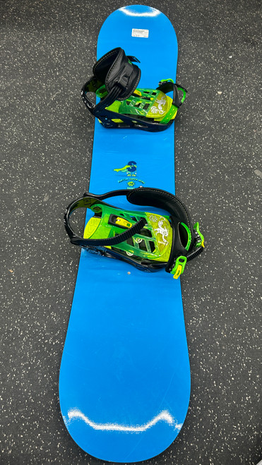 Vist Large View of Product Image Which is Used Burton SUPERHERO Boys Board/Binding Royal Blue 138 cm