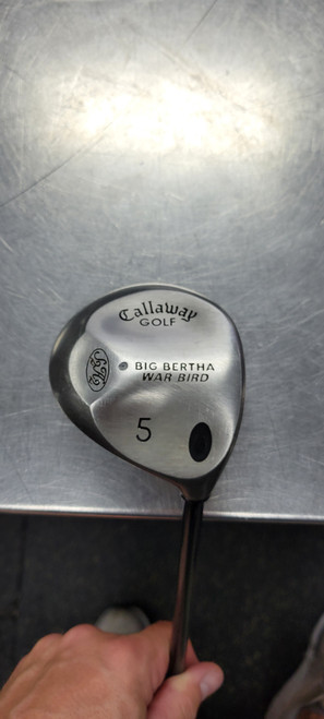 Vist Large View of Product Image Which is Used Callaway BIG BERTHA WARBIRD Mens Fairway Wood RH 5 Wood