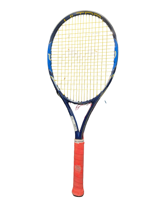 Vist Large View of Product Image Which is Used Wilson ULTRA 100 Adult Tennis Racquet Navy Blue Unknown