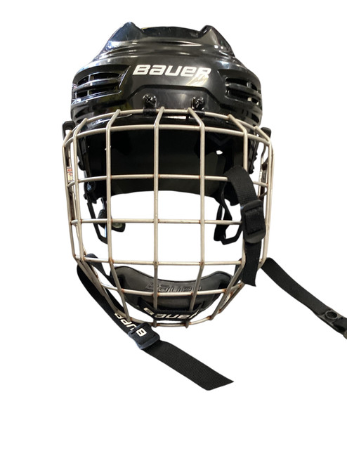 Vist Large View of Product Image Which is Used Bauer IMS 5.0 L HELMET Helmet Cage Combo Black LG