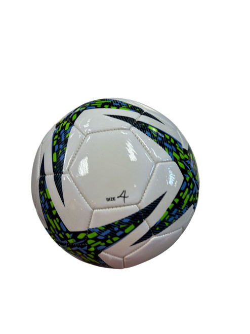 Vist Large View of Product Image Which is Used ATHLETIC WORKS SOCCER BALL 4 All Size Soccer Ball White 4