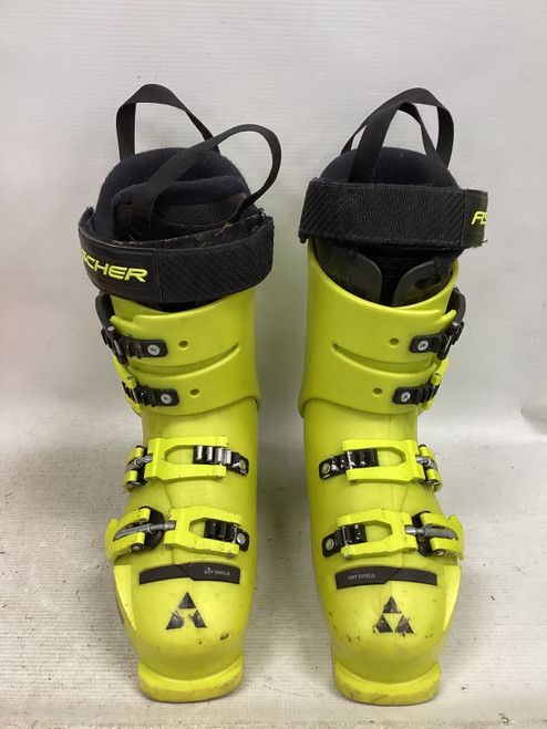 Vist Large View of Product Image Which is Used Fischer RC4 PODIUM 70 Mens DH Ski Boot Yellow 240 MP - J06 - W07