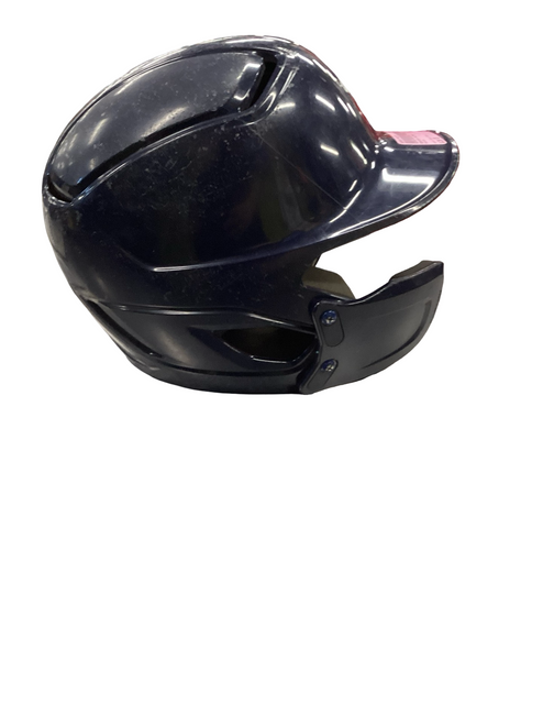 Vist Large View of Product Image Which is Used Easton ALPHA Batting Helmet No Mask Navy Blue One Size