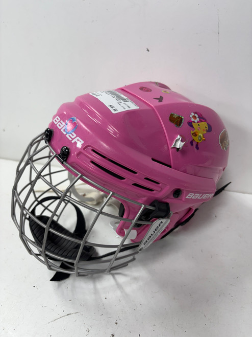 Vist Large View of Product Image Which is Used Bauer 2100 Helmet Cage Combo Pink XS