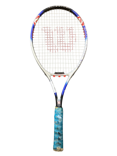 Vist Large View of Product Image Which is Used Wilson SAMPRAS GRAND SLAM Adult Tennis Racquet Grey Unknown