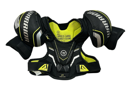 Vist Large View of Product Image Which is Used Warrior ALPHA DX YTH LG SP Youth Shoulder Pads LG