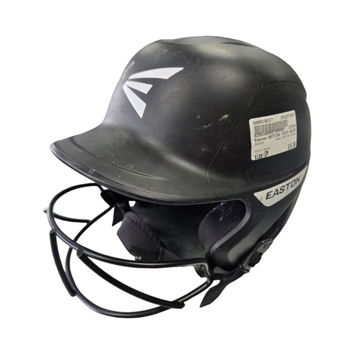 Vist Large View of Product Image Which is Used Easton BATTING HELMET Batting Helmet w/Mask Black SM