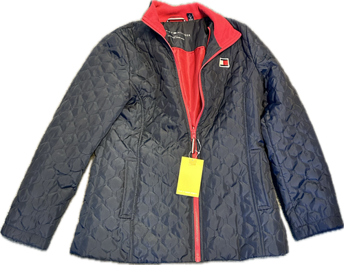 Vist Large View of Product Image Which is Used Outerwear Tommy Hilfiger Light Jacket M Navy Blue M