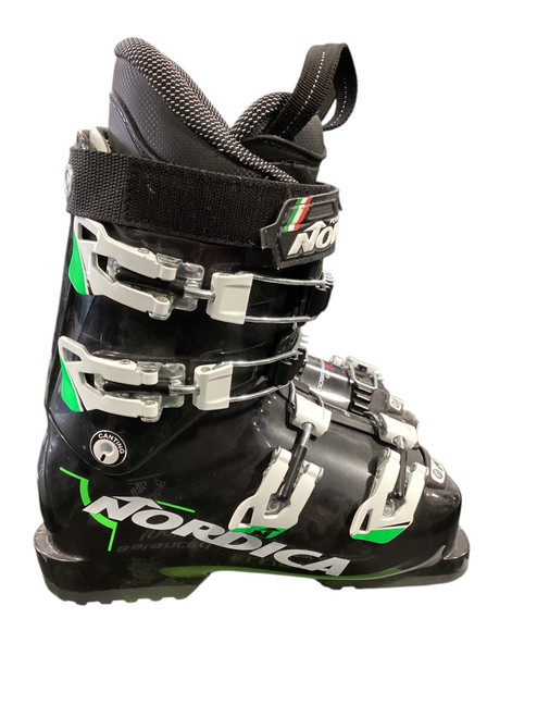 Vist Large View of Product Image Which is Used Nordica DOBERMANN GP 70 Boys DH Ski Boot Black 225 MP - J04.5 - W5.5
