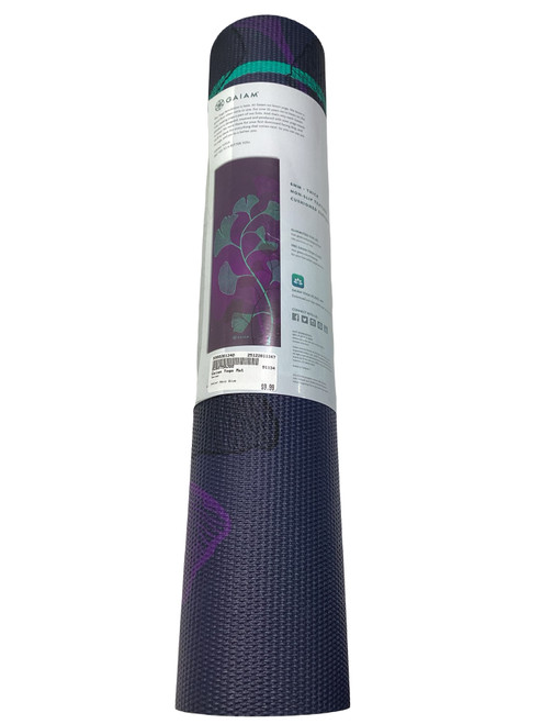 Vist Large View of Product Image Which is Used Gaiam Yoga Mat Navy Blue