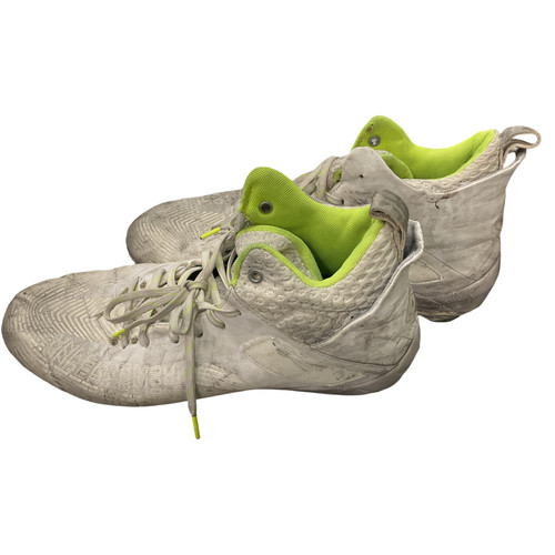 Vist Large View of Product Image Which is Used, Under, Armour, Adult, FB, Cleats, White, Senior, 14,