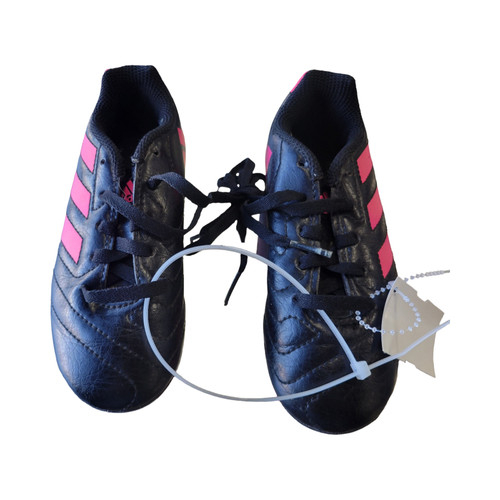 Vist Large View of Product Image Which is Used Adidas Soccer Cleats Pink Youth 10.0