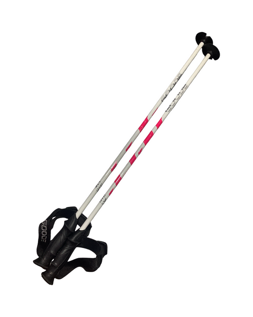 Vist Large View of Product Image Which is Used POLES Girls DH Ski Pole White 85 cm / 34 in