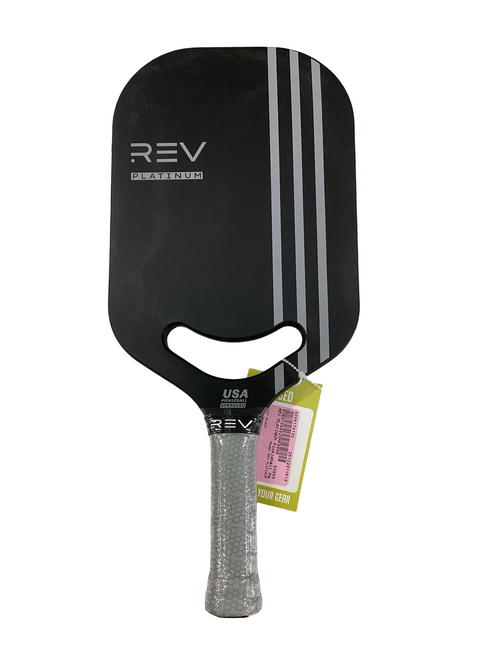 Vist Large View of Product Image Which is Used REV PLATINUM Pickleball Racquet Black