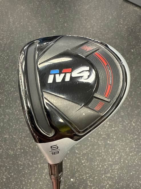 Vist Large View of Product Image Which is Used Taylormade M4 Mens Fairway Wood Left Handed 5 Wood
