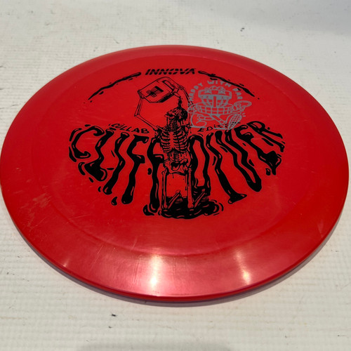 Vist Large View of Product Image Which is Used Innova COLLAB Disc Golf Driver Red