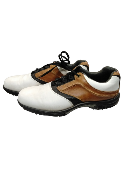 Vist Large View of Product Image Which is Used Foot Joy CONTOUR SERIES Mens Golf Shoes Brown Senior 10.5