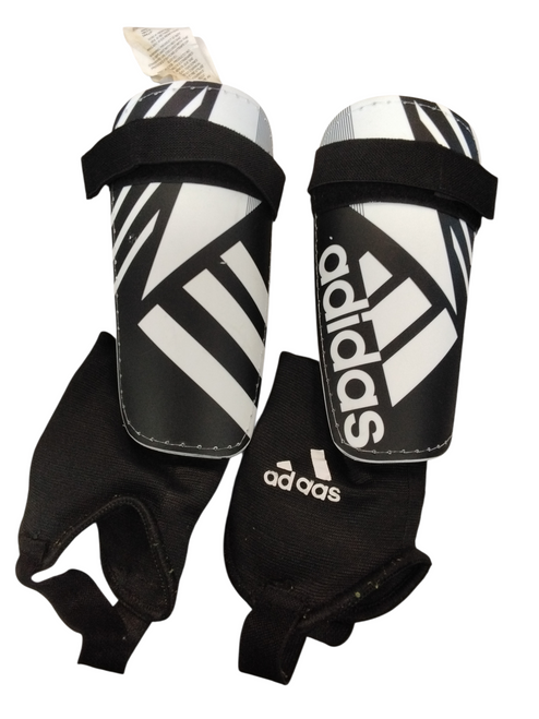 Vist Large View of Product Image Which is Used Adidas Soccer Shin Guards Adult Black MD