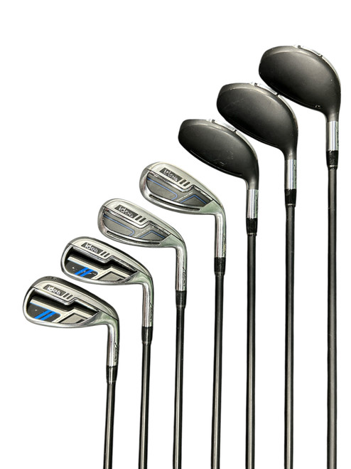 Vist Large View of Product Image Which is Used Adams IDEA HYBRID/IRON SET Mens Iron Set RH 3I-9I