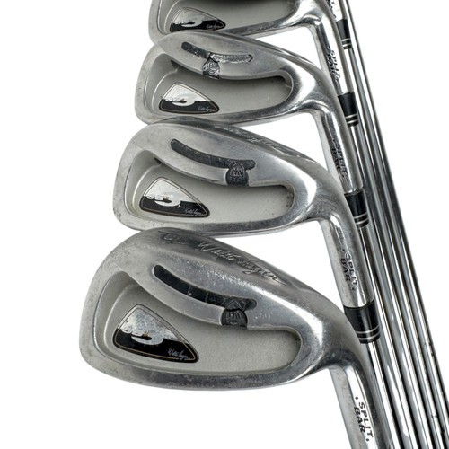 Vist Large View of Product Image Which is Used Walter Hagen SB3 Men's RH Iron Set 5I-PW Steel Shaft