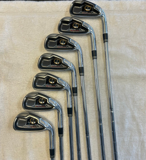 Vist Large View of Product Image Which is Used Taylormade TOUR BURNER Mens Iron Set RH 3I-9I Steel/Regular Extended Shafts