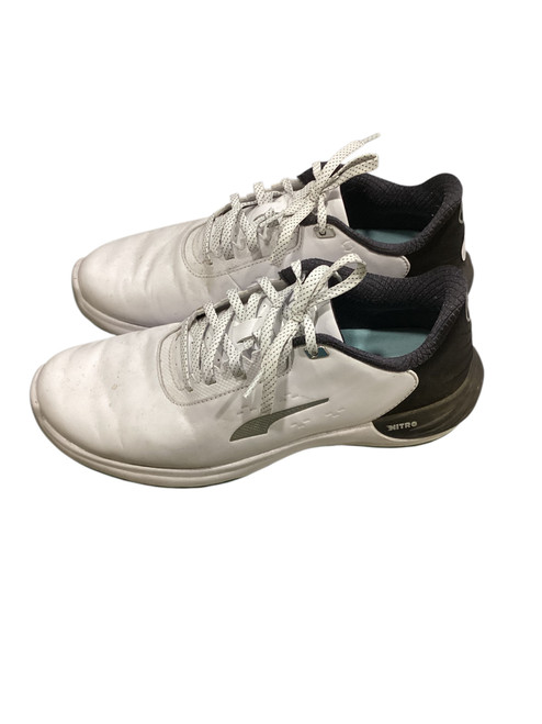 Vist Large View of Product Image Which is Used Puma Mens Golf Shoes White Senior 9
