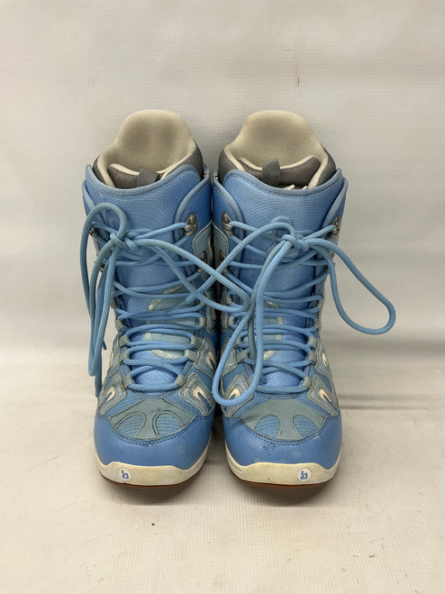 Vist Large View of Product Image Which is Used Burton FREESTYLE Womens Snowboard Boots Carolina Blue Senior 8
