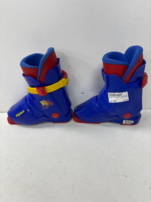 Vist Large View of Product Image Which is Used Alpina RJ 2 REAR ENTRY Boys DH Ski Boot Royal Blue 190 MP - Y12