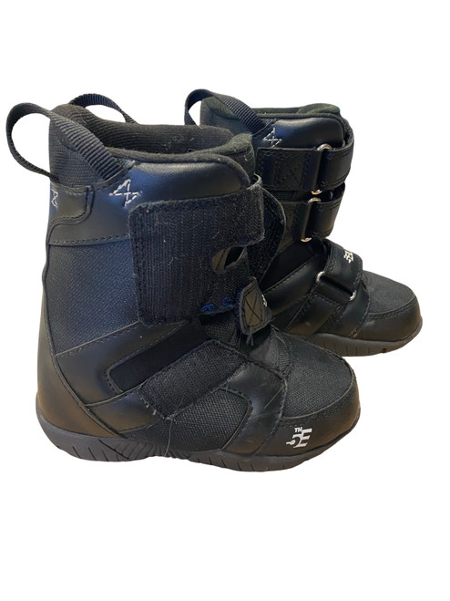 Vist Large View of Product Image Which is Used Element BOOT Boys Snowboard Boots Black Youth 13.0