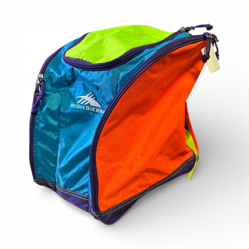 Vist Large View of Product Image Which is Used High Sierra Ski Boot Bag Yellow