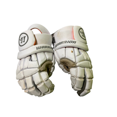 Vist Large View of Product Image Which is Used Warrior BURN BONE SYSTEM Lacrosse Gloves Mens White 11"