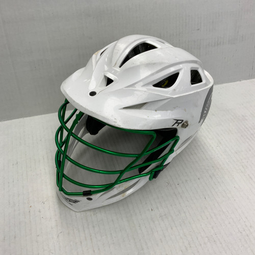 Vist Large View of Product Image Which is Used Cascade R Lacrosse Helmet White LG