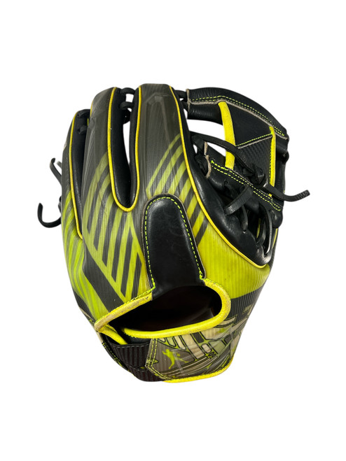 Vist Large View of Product Image Which is Used Rawlings REV1X BB/SB Glove RH Throw Black 12"