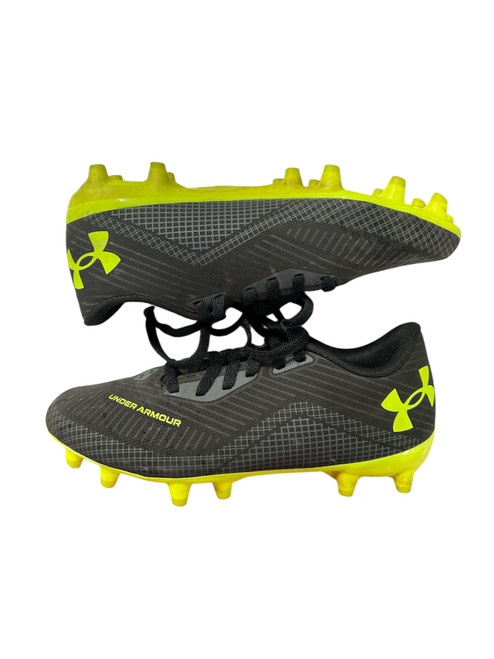 Vist Large View of Product Image Which is Used Under Armour Soccer Cleats Black Junior 02