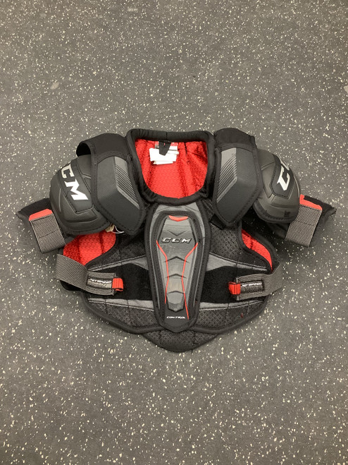 Vist Large View of Product Image Which is Used CCM JETSPEED CONTROL Junior Shoulder Pads MD