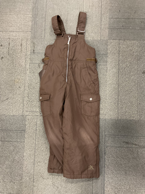 Vist Large View of Product Image Which is Used Snow Bibs Y Brown MD