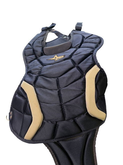 Vist Large View of Product Image Which is Used All Star Catchers Chest Protector Navy Blue Adult
