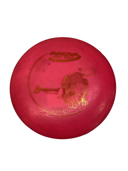 Vist Large View of Product Image Which is Used Innova LEOPARD Disc Golf Driver Pink