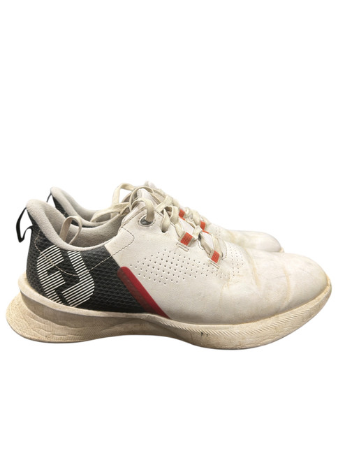 Vist Large View of Product Image Which is Used Foot Joy STRATO Mens Golf Shoes White Senior 5
