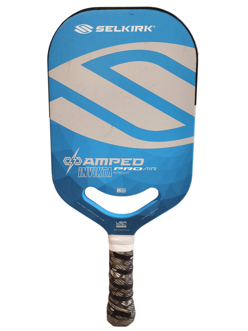 Vist Large View of Product Image Which is Used Selkirk Amped Invikta Pro Air Midweight Pickleball Paddle