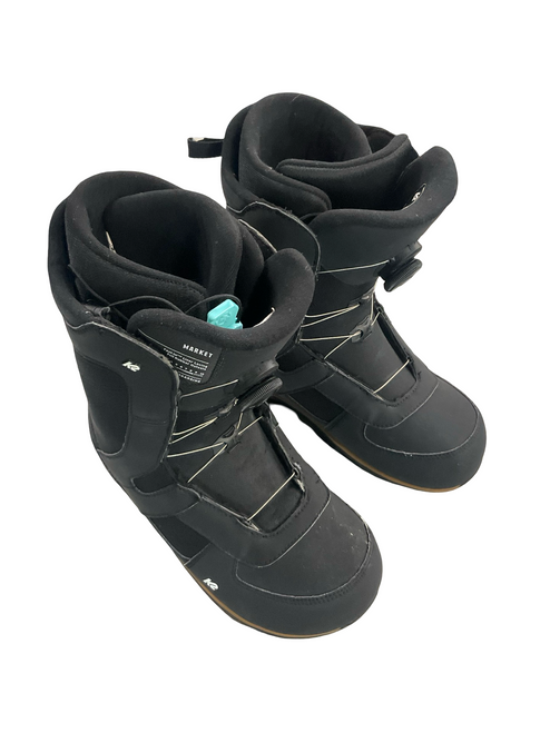 Vist Large View of Product Image Which is Used K2 MARKET Mens Snowboard Boots Black Senior 9.5