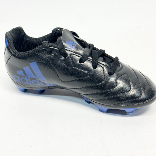 Vist Large View of Product Image Which is Used Adidas Soccer Cleats Black And Navy Blue Youth 12.0