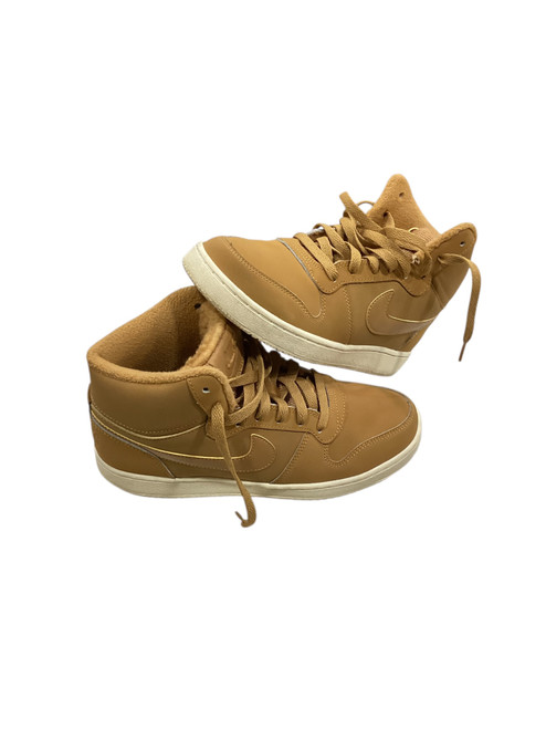 Vist Large View of Product Image Which is Used Nike Basketball Shoes W Brown Senior 8.5