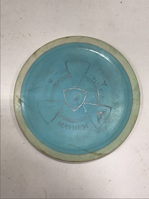 Vist Large View of Product Image Which is Used Axiom NEUTRON MAYHEM Disc Golf Driver Sky Blue 173g