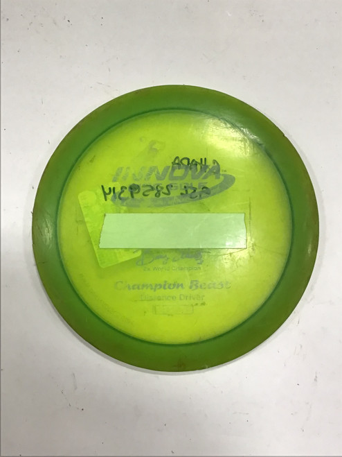 Vist Large View of Product Image Which is Used Innova CHAMPION BEAST Disc Golf Driver Green 172g