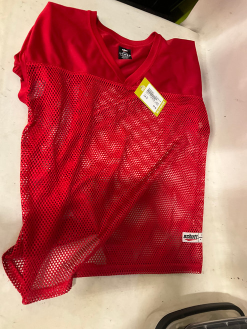 Vist Large View of Product Image Which is Used Schutt AS PRACTICE JERSEY FB Top Adult Red SM