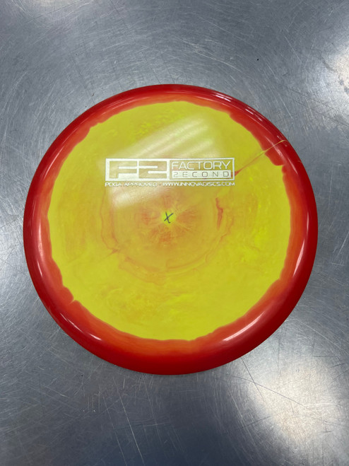 Vist Large View of Product Image Which is Used Innova HALO STAR WOMBAT3 Disc Golf Mid Range Red