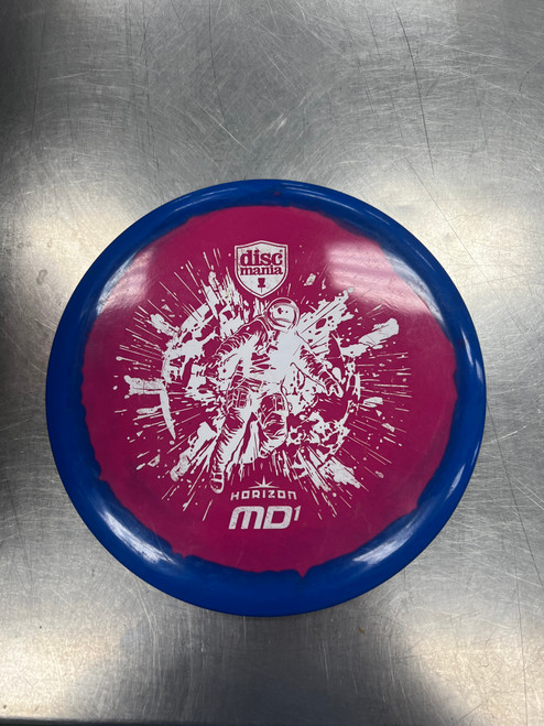 Vist Large View of Product Image Which is Used Discmania HORIZON MD1 Disc Golf Mid Range Royal Blue
