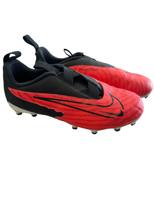 Vist Large View of Product Image Which is Used Nike Soccer Cleats White/Black/Red Junior 02.5