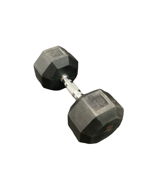 Vist Large View of Product Image Which is Used Hex Dumbbell (Each) 40 lb